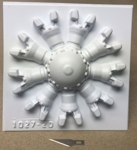 (image for) 5in radial front 9cyl P/N 1027-20
