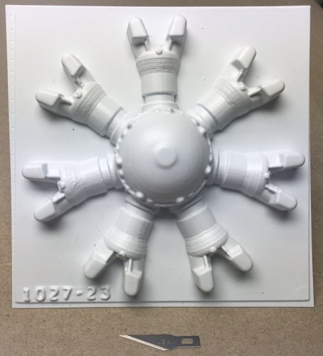 (image for) 5 3/4in radial front 7cyl P/N 1027-23