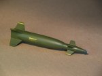 (image for) 9 ½in x 1 ¼in Makes 1 GBU-12 Bomb P/N 1037-18